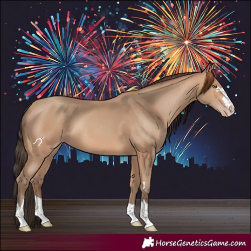 Horse Color:Amber Champagne 