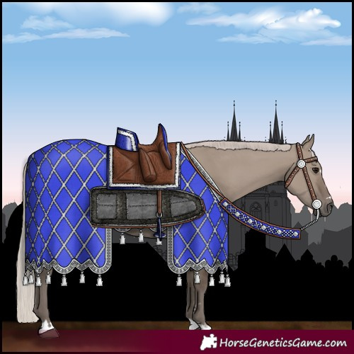 Horse Color:Silver Grullo 