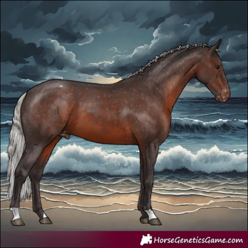 Horse Color:Silver Brown Appaloosa 