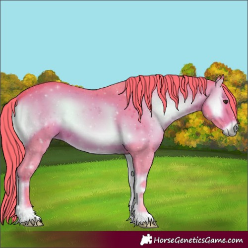 Horse Color:Watercolor Liver Red Onyx 