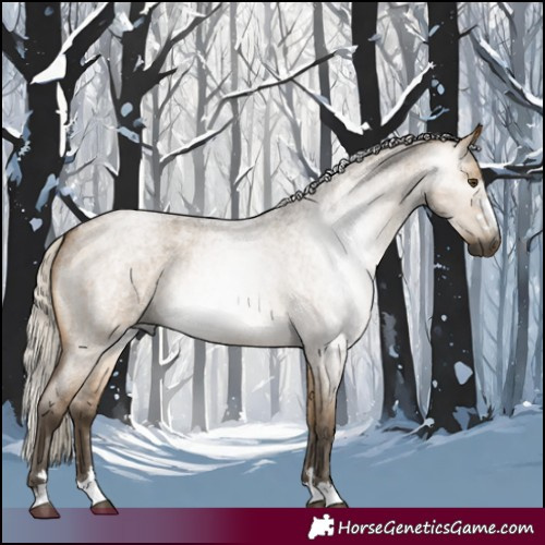 Horse Color:Gray Silver Buckskin Roan Dun Rabicano 