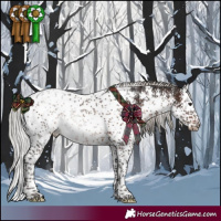 Horse Color:White Spotted Silver Brown Sabino