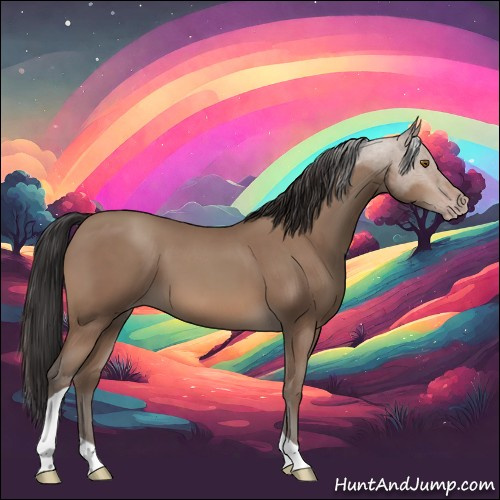Horse Color:Sable Champagne Tobiano