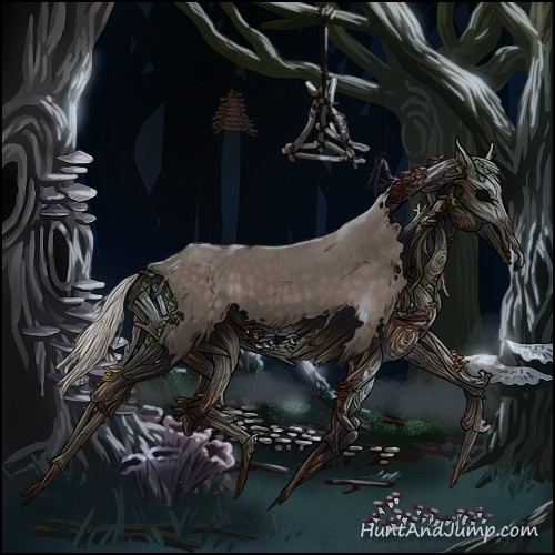 Horse Color:Silver Black 