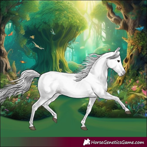 Horse Color:Gray Bay