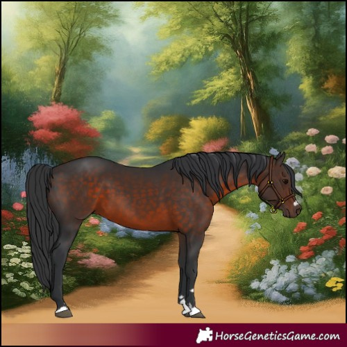 Horse Color:Brown 