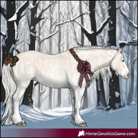 Horse Color:Cremello Sabino  and Cremello Sabino 