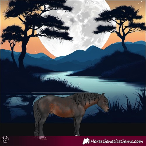 Horse Color:Brown 
