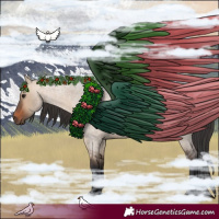 Horse Color:Brown Roan Dun 