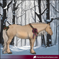 Horse Color:Chocolate Palomino Dun Varnish 