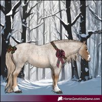 Horse Color:Chocolate Palomino Roan 