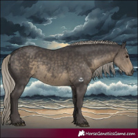 Horse Color:Silver Smoky Black Mushroom 
