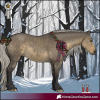 Horse Color:Silver Smoky Grullo Mushroom 