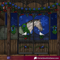 Horse Color:Silver Brown Dun Tobiano Brindle  and Platinum Brown Roan Dun 