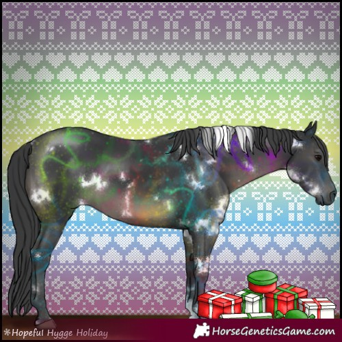 Horse Color:White Spotted Black Sabino 