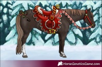 Horse Color:Liver Chestnut Tobiano 