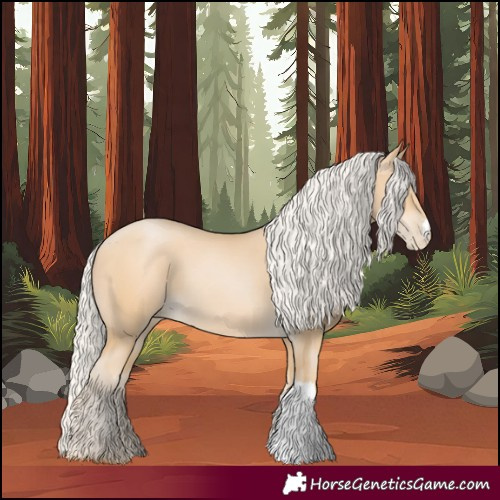 Horse Color:Silver Smoky Black Pearl
