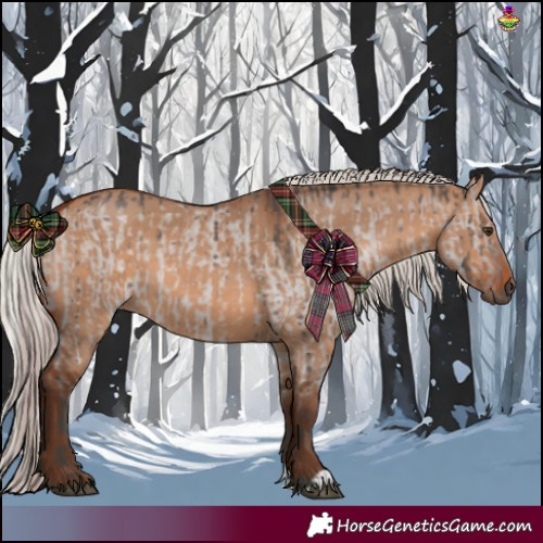 Horse Color:Platinum Liver Red Dun Brindle  and Silver Brown Dun 