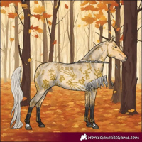 Horse Color:Silver Buckskin Roan Dun 
