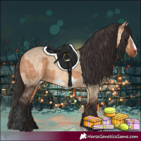 Horse Color:Bay Dun  and Bay Dun Frame 