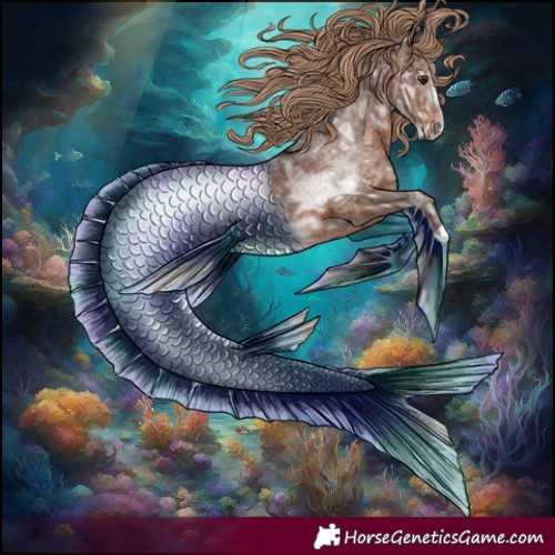 Horse Color:White Spotted Liver Chestnut Ice Frame 