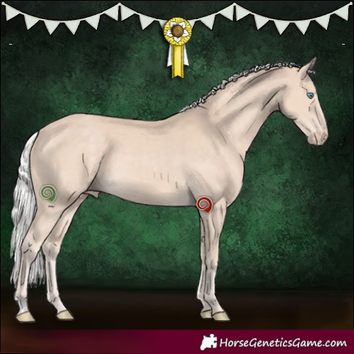 Horse Color:Silver Smoky Creme 