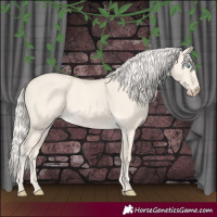 Horse Color:Cremello Dun 