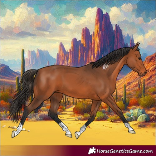 Horse Color:Bay 