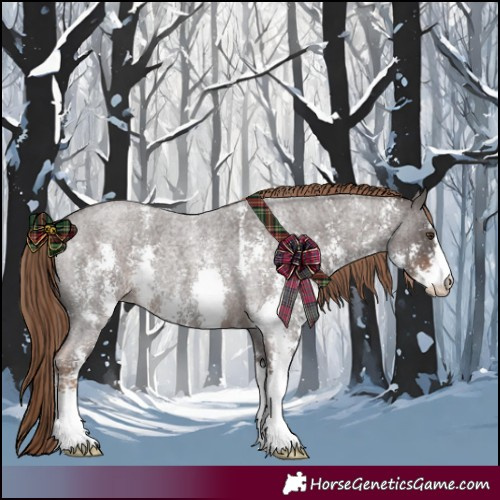 Horse Color:Liver Red Roan Sabino