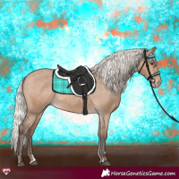 Horse Color:Silver Brown Dun Varnish 
