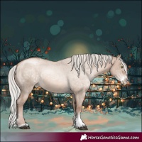 Horse Color:Chocolate Silver Brown Pearl Dun Mushroom Sabino