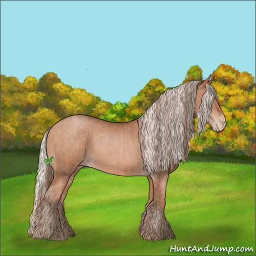 Horse Color:Brown Pearl  and Silver Brown Pearl 