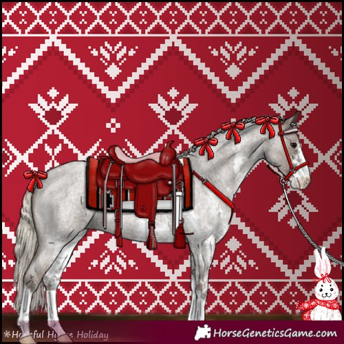 Horse Color:Silver Blue Roan Sabino