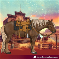 Horse Color:Chocolate Palomino