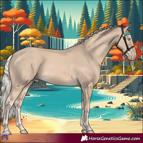 Horse Color:Cremello 