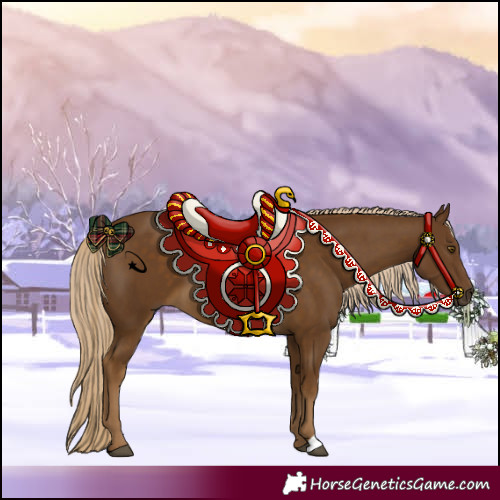 Horse Color:Chocolate Palomino 