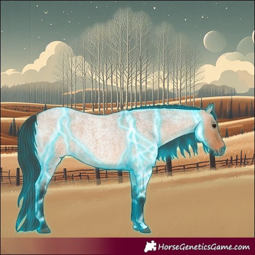 Horse Color:Thunderstruck Bay Roan Dun