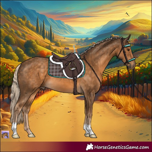 Horse Color:Chocolate Palomino 