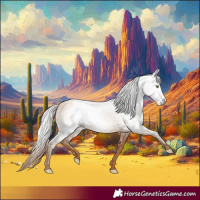 Horse Color:Gray Gold Champagne 
