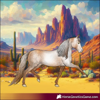 Horse Color:Gray Gold Champagne 