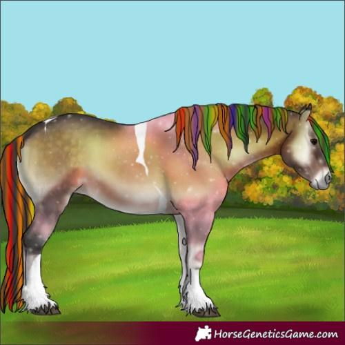 Horse Color:Painted Brown Onyx Tobiano 