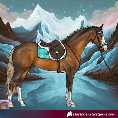 Horse Color:Chocolate Palomino 