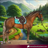 Horse Color:Chocolate Palomino 