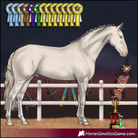 Horse Color:Smoky Creme 
