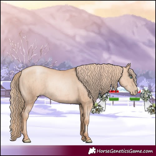 Horse Color:Gold Champagne Pearl Rabicano  and Gold Champagne Pearl Rabicano 