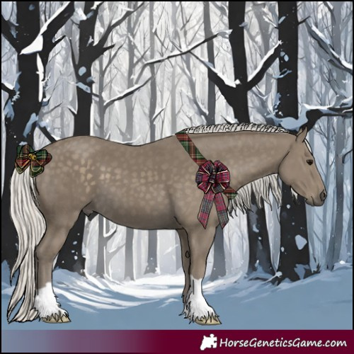 Horse Color:Silver Smoky Black 