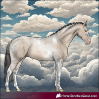 Horse Color:Sable Champagne Dun Tobiano 