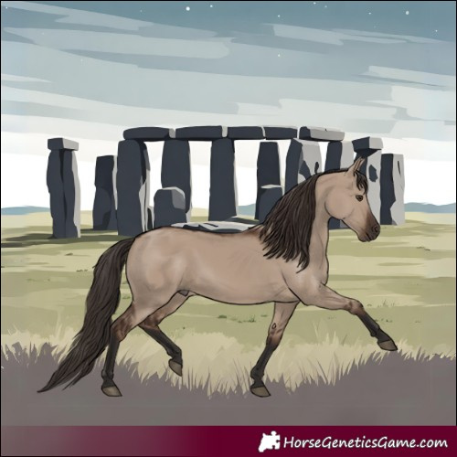 Horse Color:Liver Red Dun Rabicano 