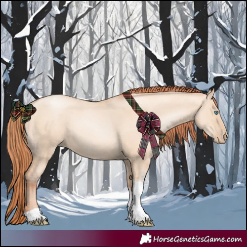 Horse Color:Sable Champagne Pearl Dun Sabino Tobiano 