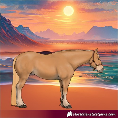Horse Color:Chestnut Rabicano 